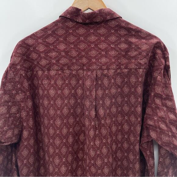 Munsingwear Vintage Men's Cotton Button Down Western Long Sleeve Shirt Size XL - Picture 6 of 9